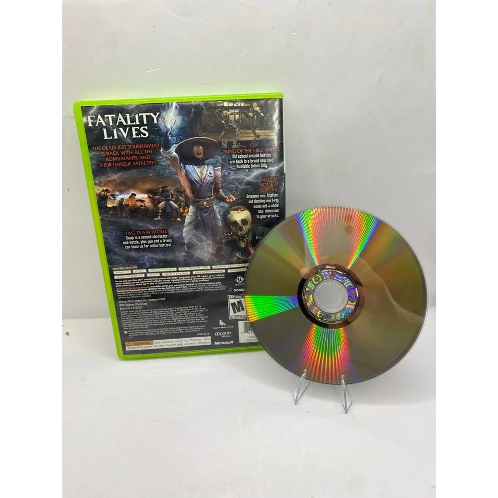 Mortal Kombat (Microsoft Xbox 360, 2011) clean minty tested